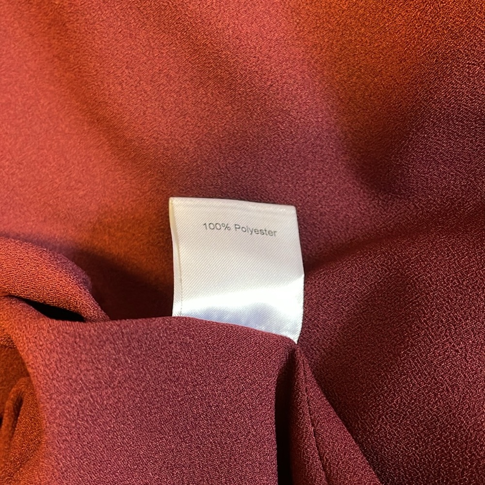 🆕 Park & Fifth “Gabriola” Burgundy Long Sleeveless Dress - Women’s Size 4 - Picture 8 of 12